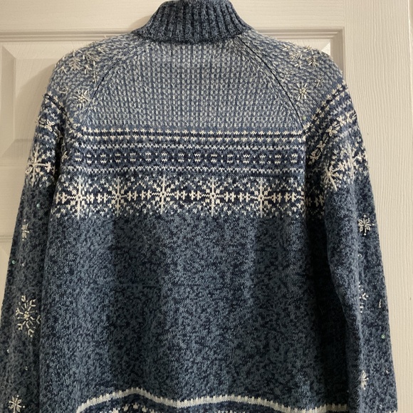 Vintage Tiara International Full-Zip Nordic Cardigan, Medium - Picture 4 of 4